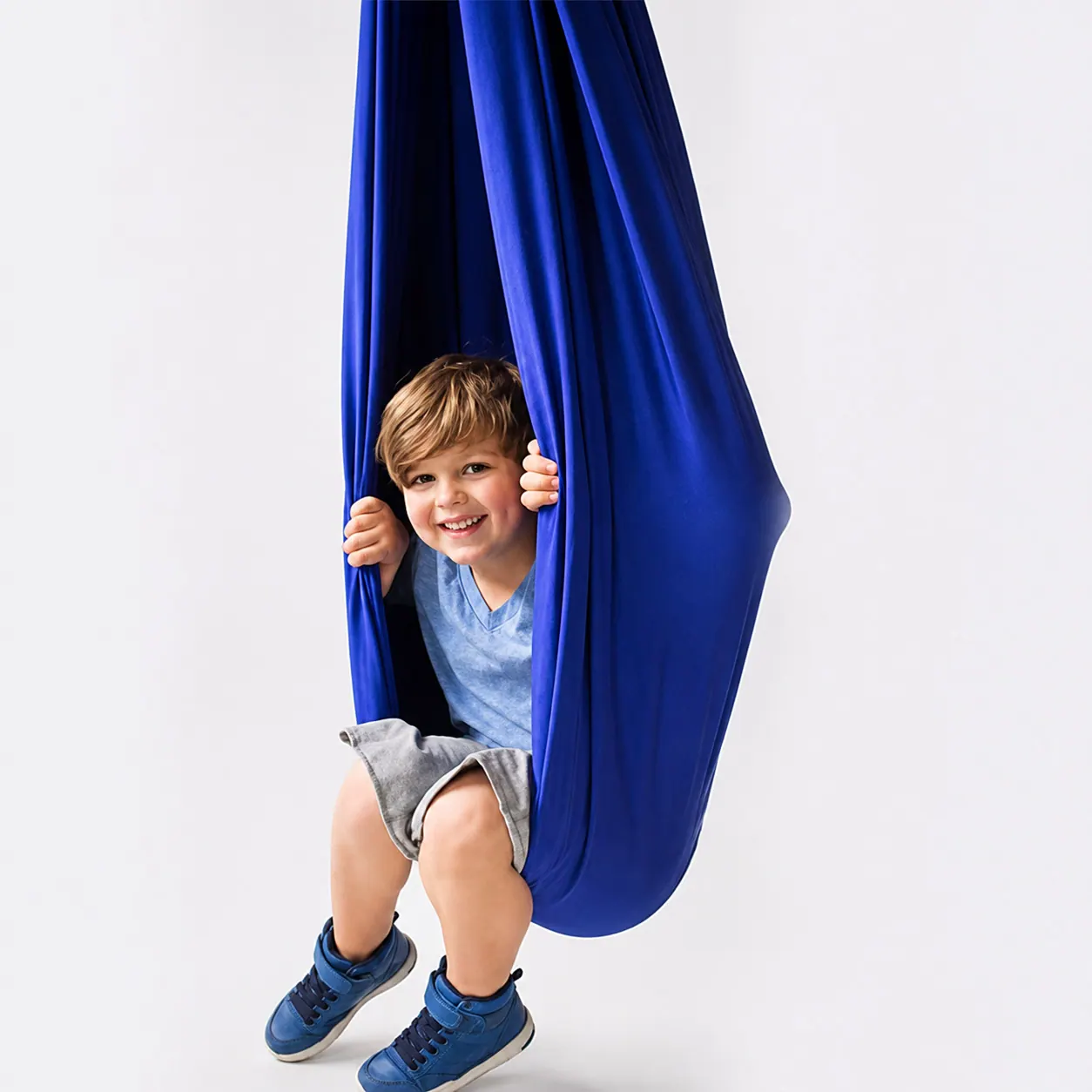 Hamaca en lycra para acompañamiento sensorial en familia